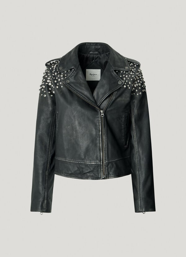 Pepe Jeans cazadora biker piel Tienda