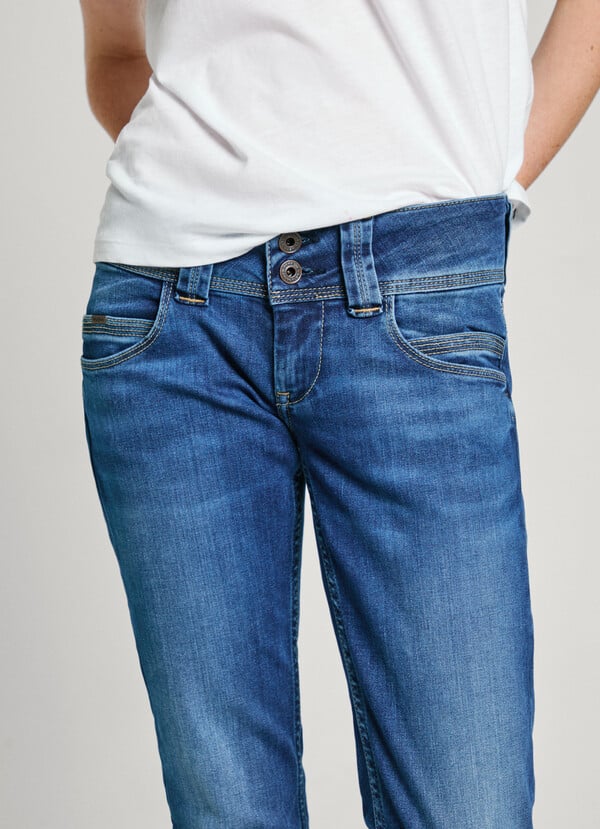 Pepe Jeans jeans fit slim y tiro bajo - venus COMPRAR AHORA