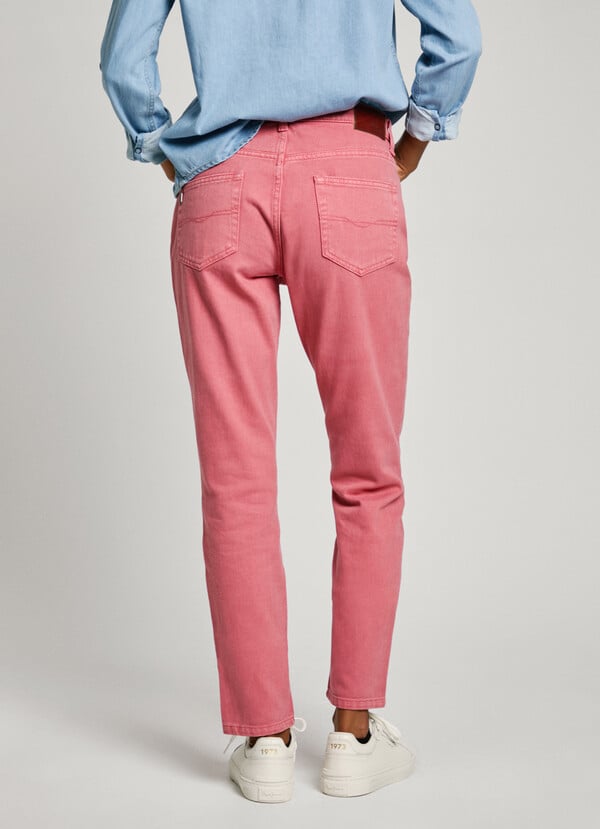 Pepe Jeans jeans fit taper y tiro alto - violet Precio de fábrica