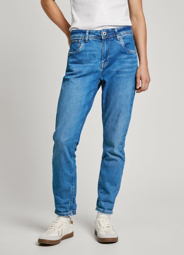 Pepe Jeans jeans fit relaxed y tiro alto - violet Promoción trimestral