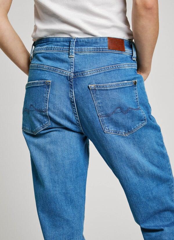 Pepe Jeans jeans fit relaxed y tiro alto - violet Promoción trimestral