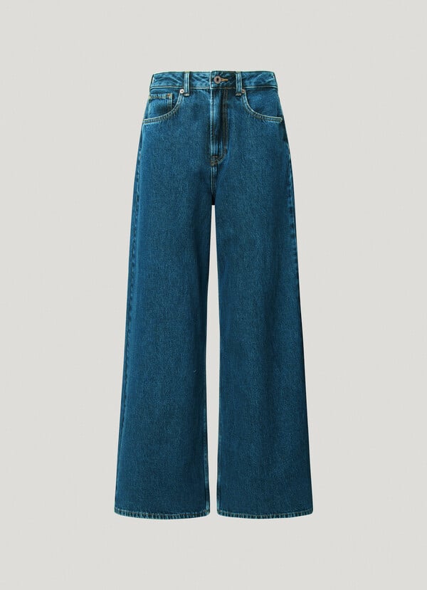 Pepe Jeans jeans fit wide y tiro alto - jaimy Libre de impuestos