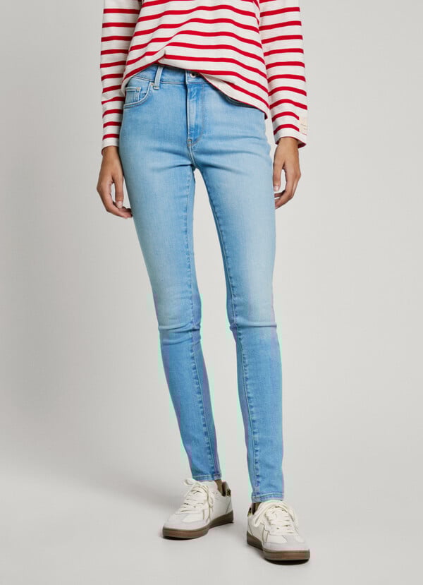 Pepe Jeans jeans fit skinny y tiro medio - regent Oferta exclusiva