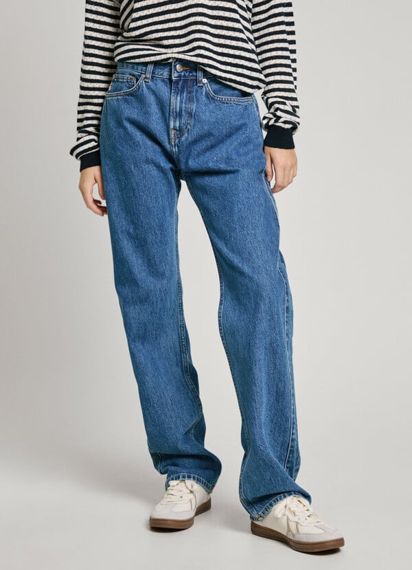 Pepe Jeans jeans fit loose y tiro bajo Última moda