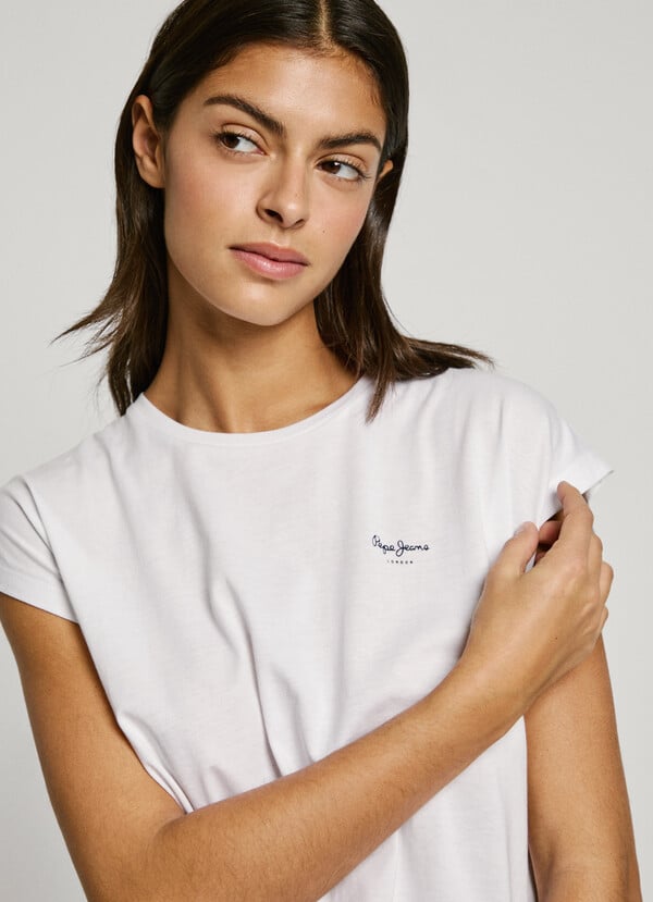Pepe Jeans camiseta logo estampado fit slim Liquidación