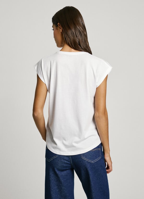 Pepe Jeans camiseta logo estampado fit slim Liquidación