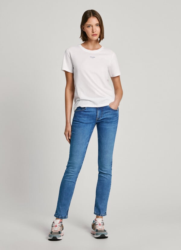 Pepe Jeans camiseta logo estampado fit slim Mejor oferta