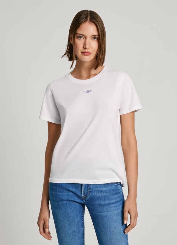 Pepe Jeans camiseta logo estampado fit slim Mejor oferta