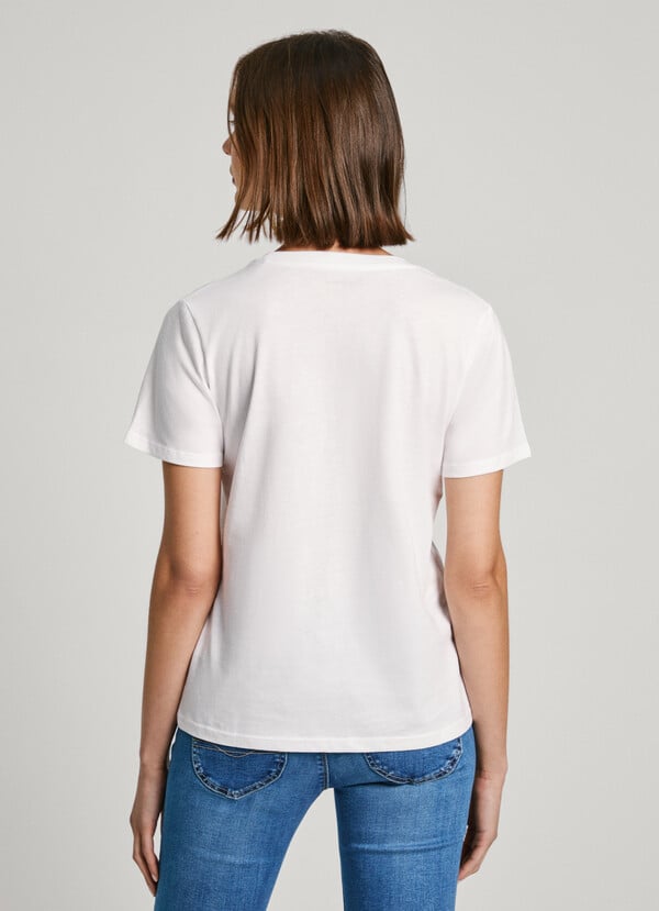 Pepe Jeans camiseta logo estampado fit slim Mejor oferta