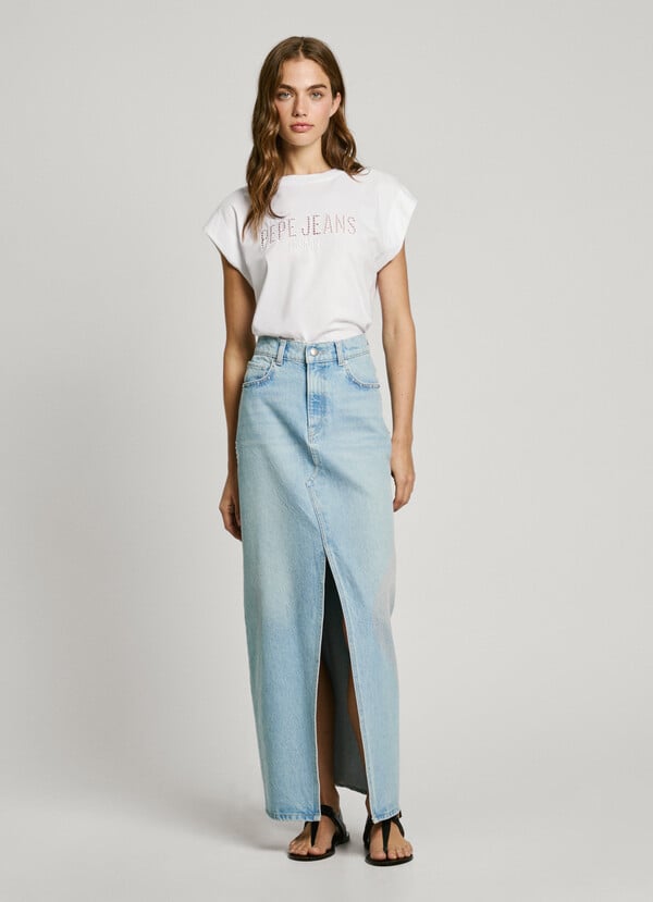 Pepe Jeans camiseta sin mangas logo calado Envío gratis
