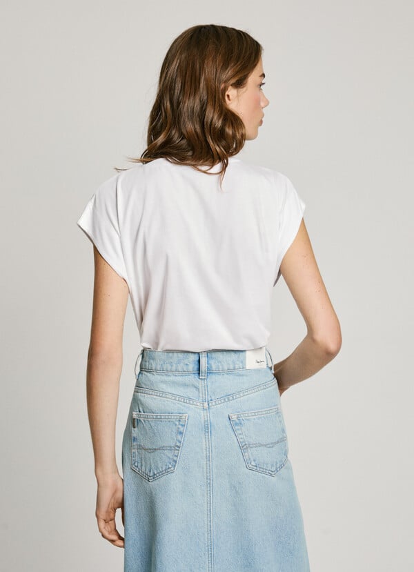 Pepe Jeans camiseta sin mangas logo calado Envío gratis