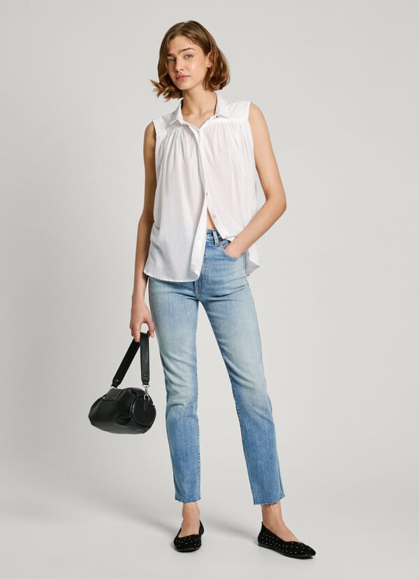 Pepe Jeans blusa fluida sin mangas COMPRAR AHORA