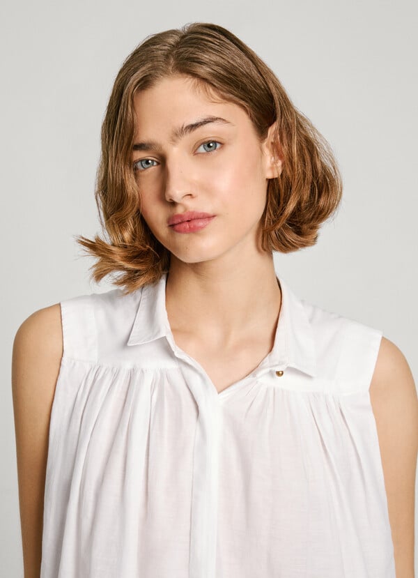 Pepe Jeans blusa fluida sin mangas COMPRAR AHORA