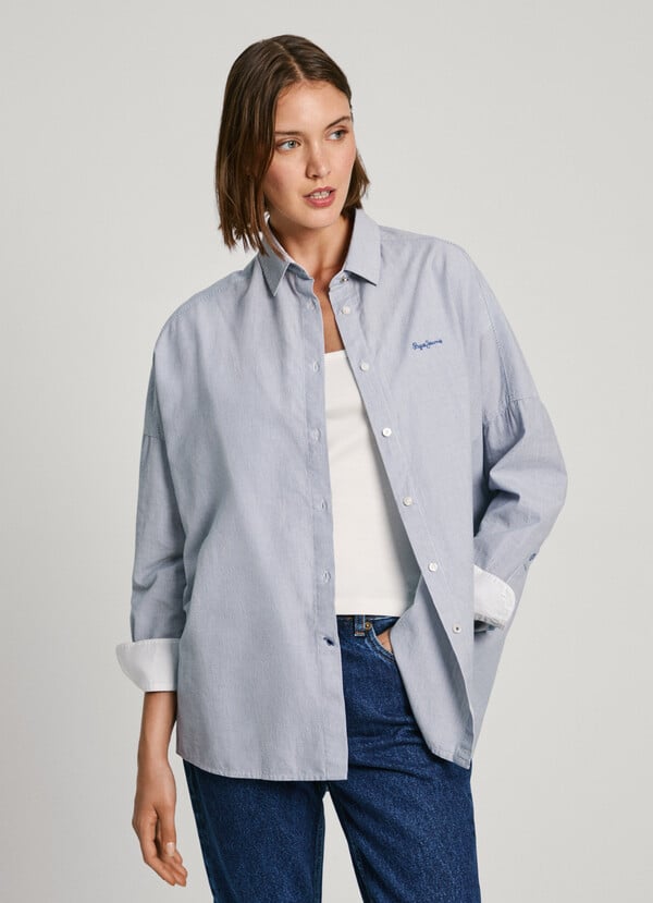 Pepe Jeans camisa rayas fit oversize Precio de fábrica