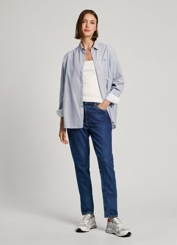 Pepe Jeans camisa rayas fit oversize Precio de fábrica