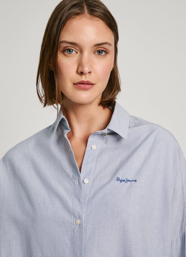 Pepe Jeans camisa rayas fit oversize Precio de fábrica