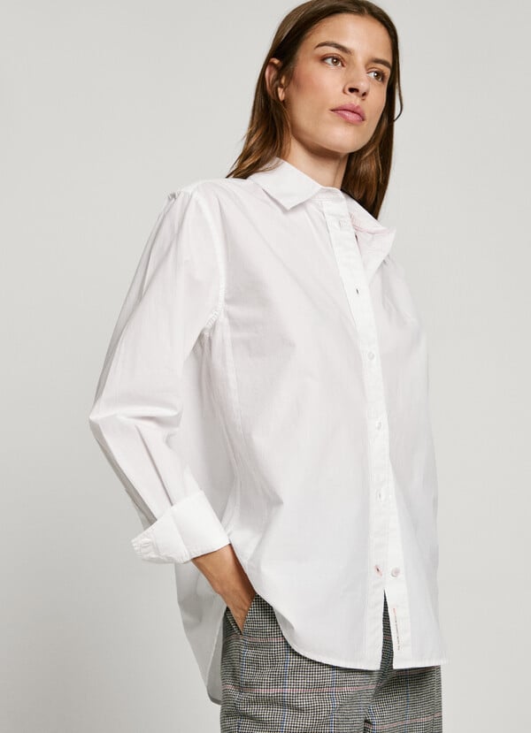 Pepe Jeans camisa popelín fit regular Promoción por tiempo limitado