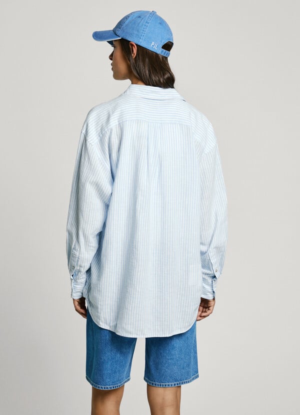 Pepe Jeans camisa rayas fit relaxed Oferta especial de fábrica