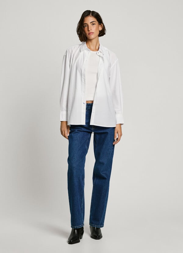 Pepe Jeans camisa popelín fit oversize Promoción trimestral