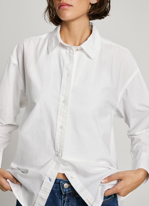 Pepe Jeans camisa popelín fit oversize Promoción trimestral