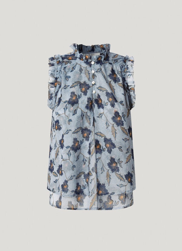 Pepe Jeans top sin mangas estampado floral Grandes descuentos