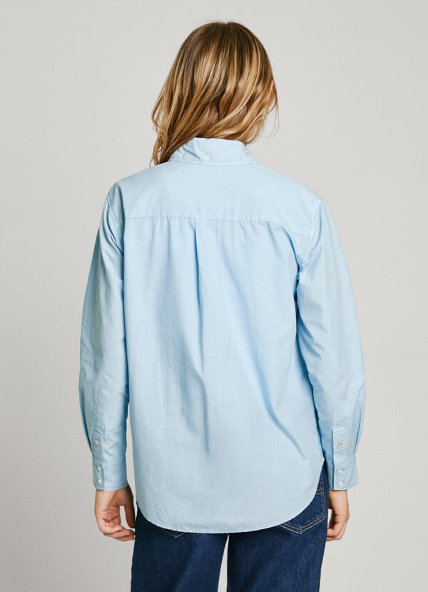 Pepe Jeans camisa popelín fit regular Envío internacional gratuito