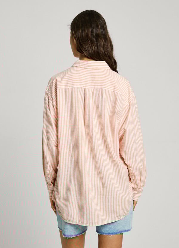 Pepe Jeans camisa rayas fit relaxed Libre de impuestos