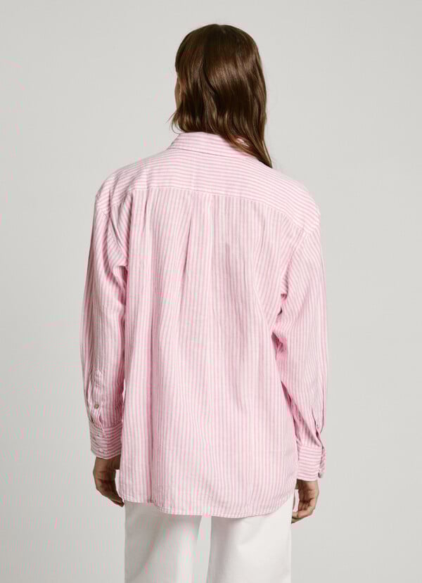 Pepe Jeans camisa rayas fit relaxed Descuentos del mes