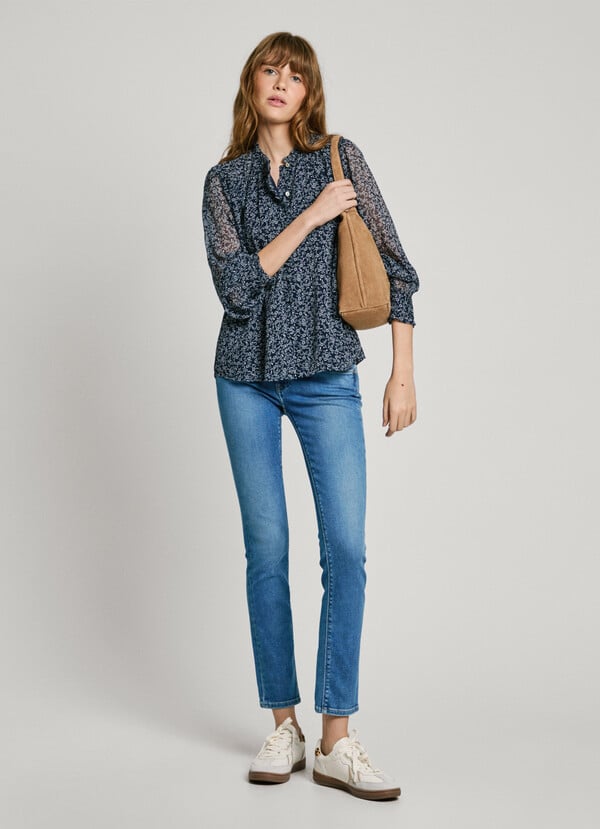Pepe Jeans blusa fluida estampado floral Oferta exclusiva