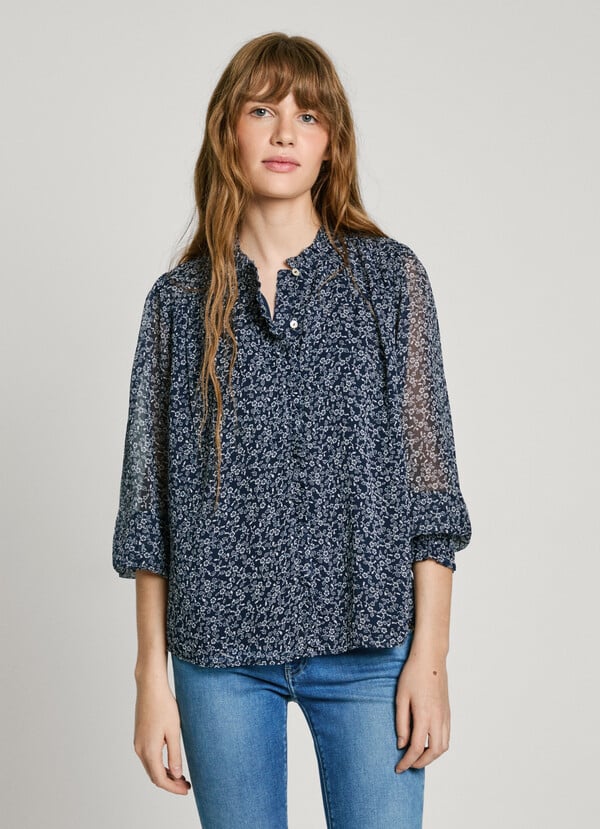 Pepe Jeans blusa fluida estampado floral Oferta exclusiva