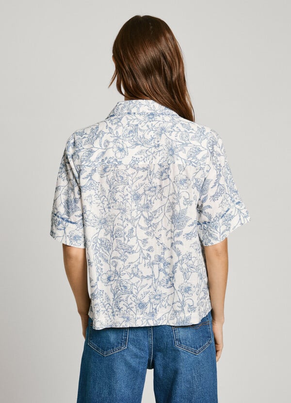 Pepe Jeans blusa manga corta estampado floral Grandes ahorros