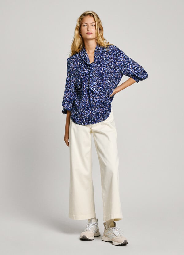 Pepe Jeans blusa fluida estampado floral Rebajas de fin de temporada