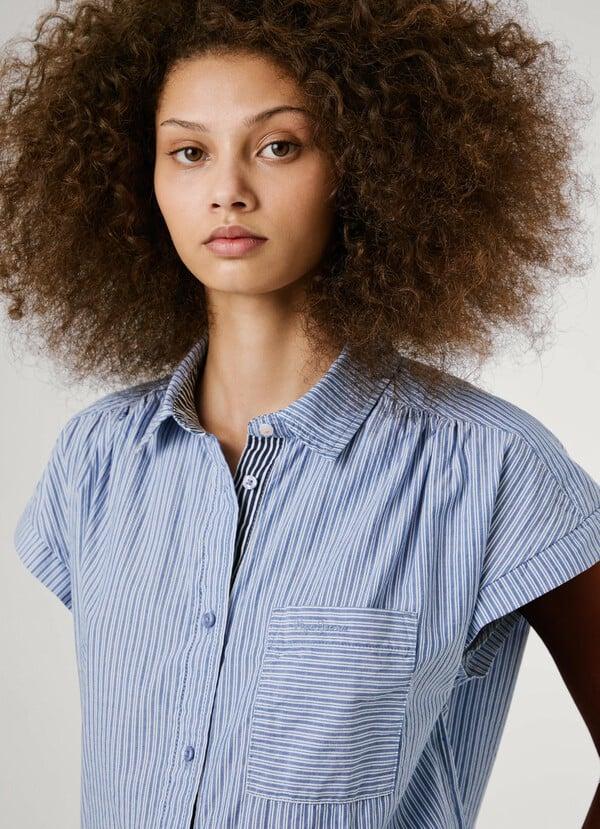 Pepe Jeans camisa rayas manga corta En línea