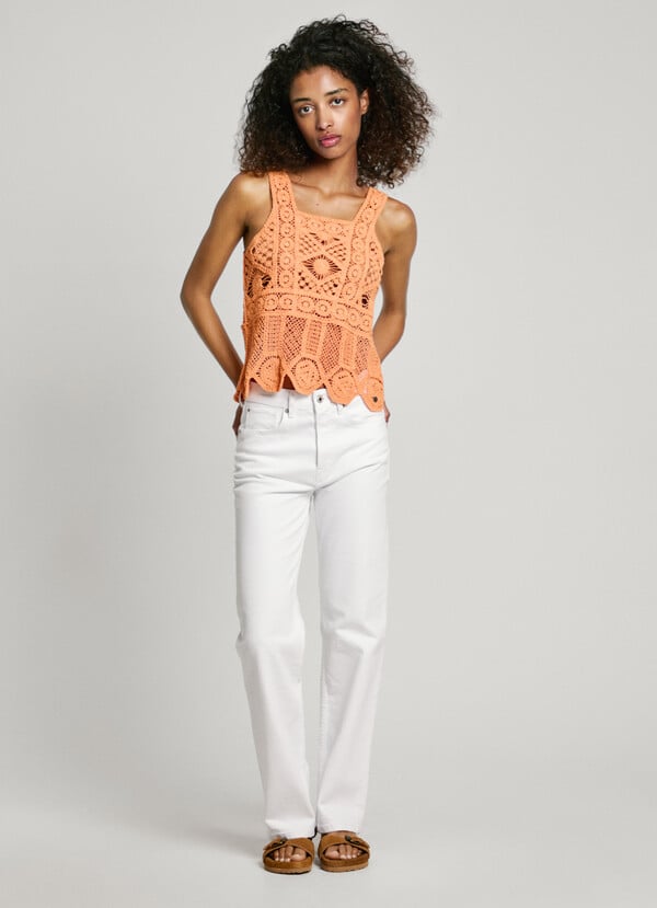Pepe Jeans top tirantes crochet Tienda