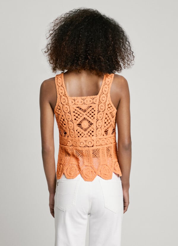 Pepe Jeans top tirantes crochet Tienda