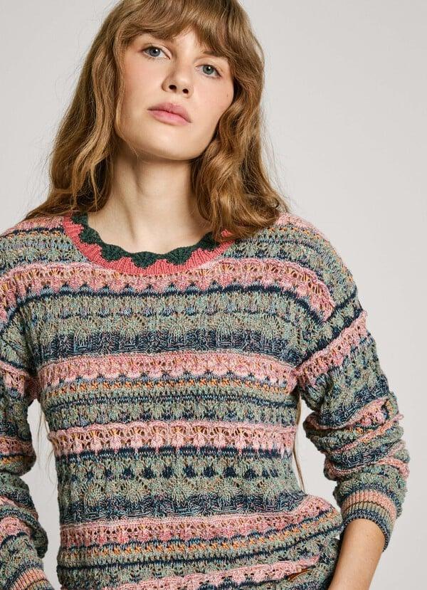 Pepe Jeans jersey de punto rayas Liquidación