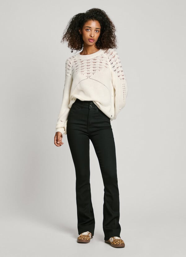Pepe Jeans jersey calado cuello redondo COMPRAR AHORA