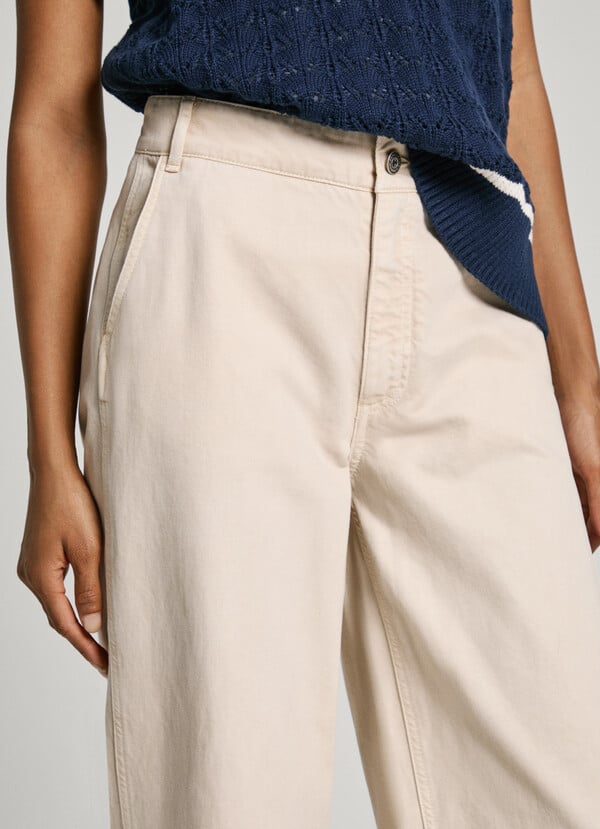 Pepe Jeans pantalón ancho teñido en prenda Últimos 2 días