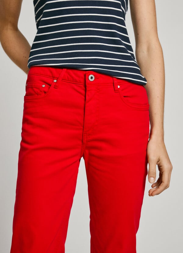 Pepe Jeans pantalón 5 bolsillos fit slim Superdescuento
