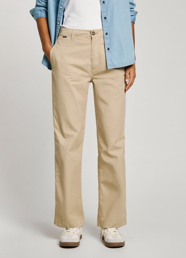 Pepe Jeans pantalón chino fit regular Grandes descuentos