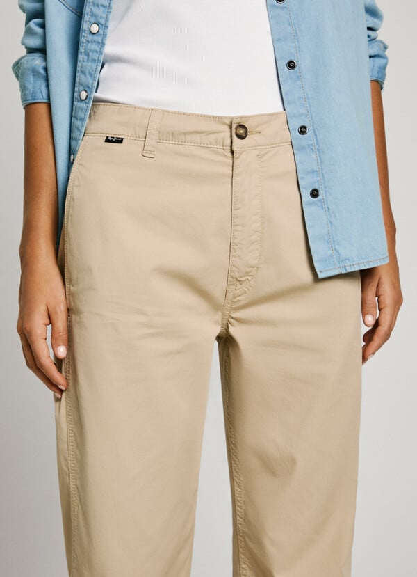 Pepe Jeans pantalón chino fit regular Grandes descuentos