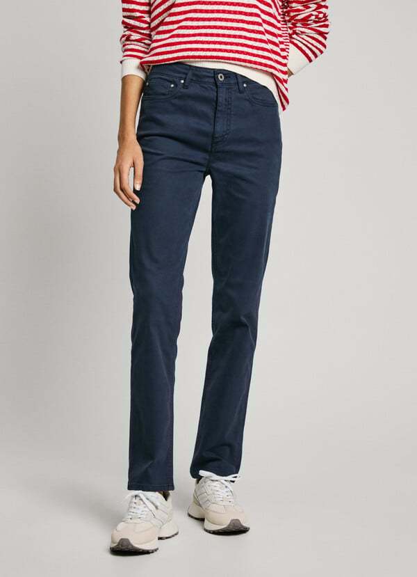 Pepe Jeans pantalón 5 bolsillos fit slim Envío internacional gratuito