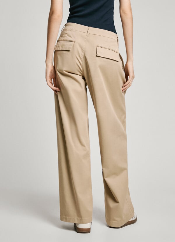 Pepe Jeans pantalón chino pierna ancha Tienda de fábrica