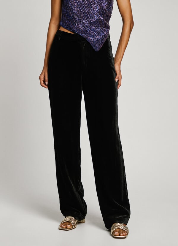 Pepe Jeans pantalón recto terciopelo Oferta exclusiva
