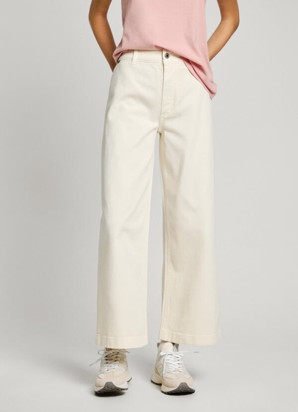 Pepe Jeans jeans fit culotte y tiro alto - tania Grandes ahorros