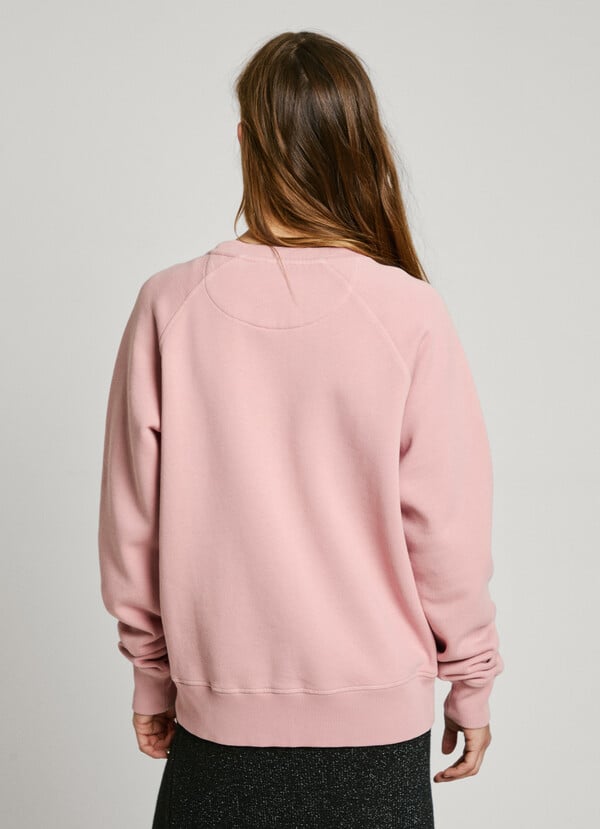 Pepe Jeans sudadera cuello redondo con logo 2025