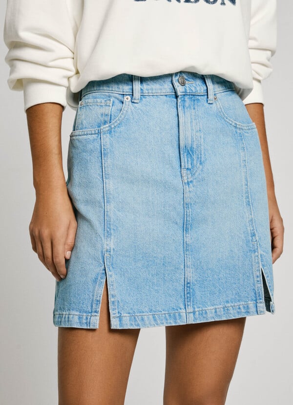 Pepe Jeans falda corta denim fit regular Tienda