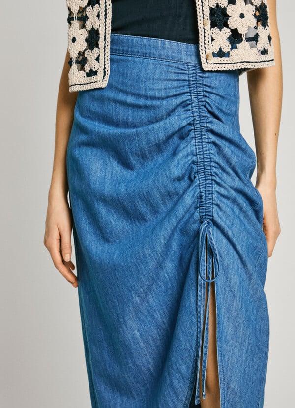 Pepe Jeans falda larga denim fit regular Rebajas online