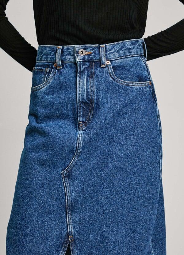 Pepe Jeans falda larga denim fit regular Envío gratis