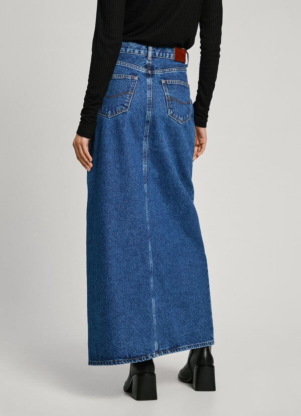 Pepe Jeans falda larga denim fit regular Envío gratis